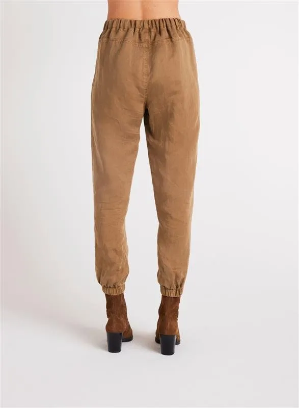 Luna Pleat Front Jogger - Topaz Brown sold by Bella Dahl product image thumbnail 3