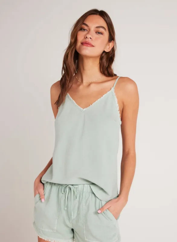 Frayed Cami - Oasis Green sold by Bella Dahl