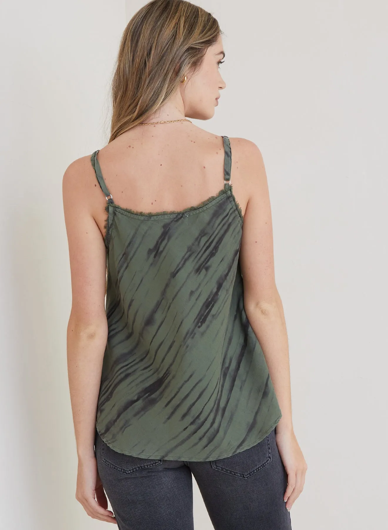Frayed Tencel Cami - Fernwood Stripe sold by Bella Dahl product image thumbnail 2