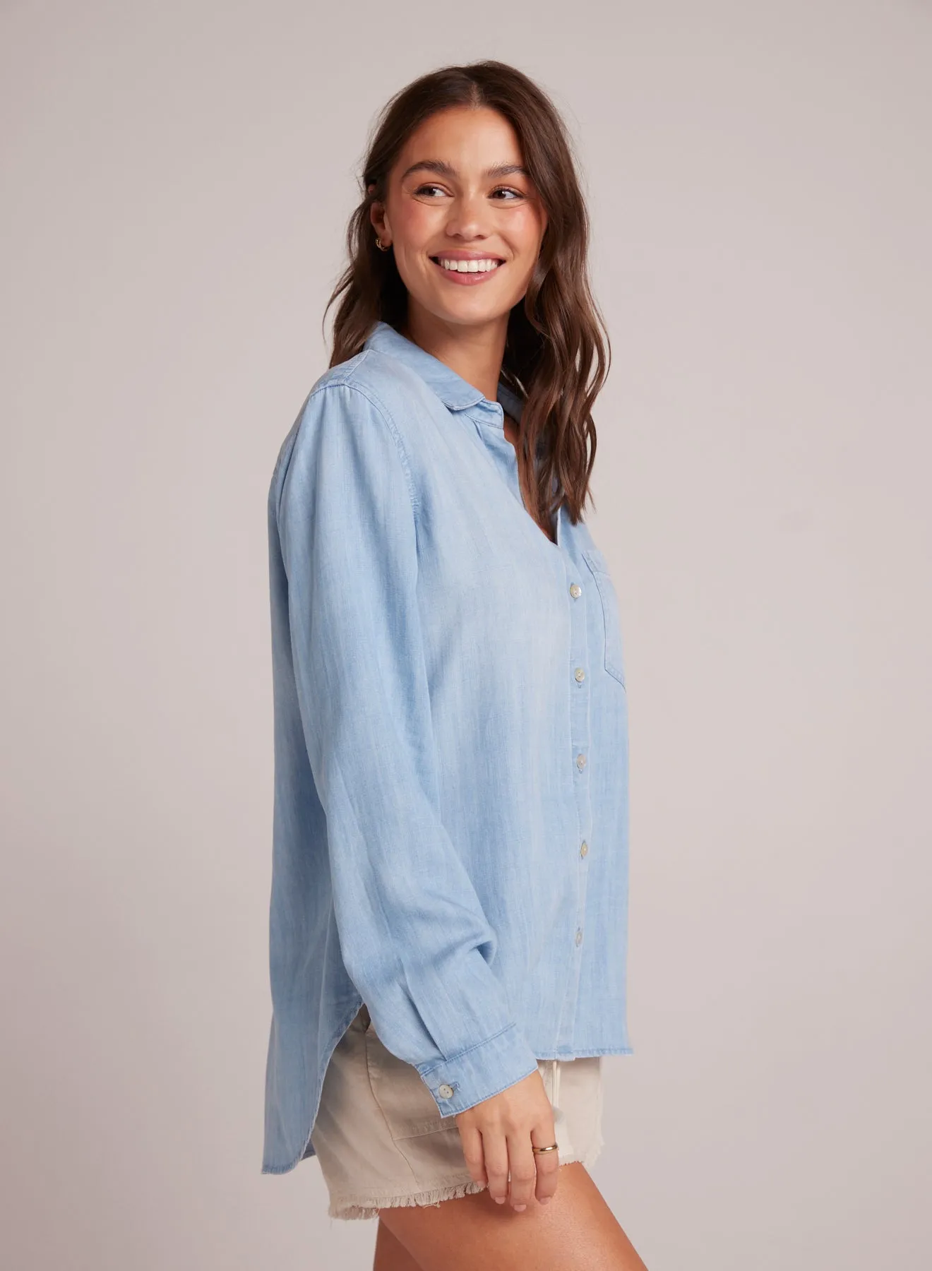 Pocket Button Down - Caribbean Wash sold by Bella Dahl product image thumbnail 3