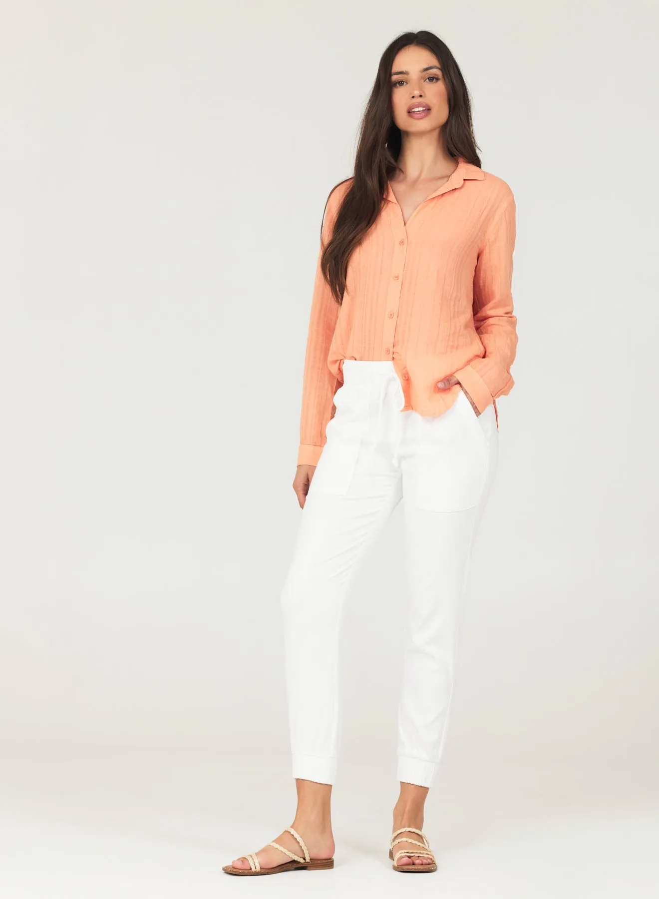 Pocket Jogger - White sold by Bella Dahl product image thumbnail 2