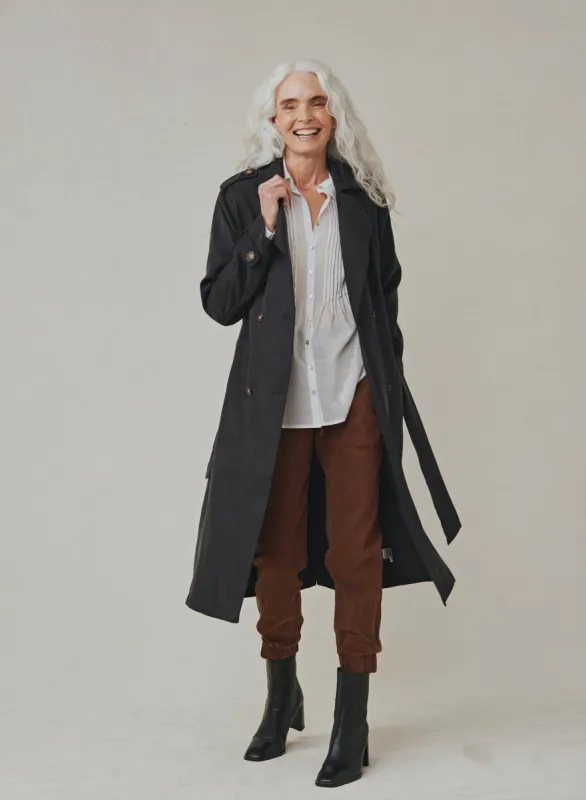 Trench Coat - Black sold by Bella Dahl