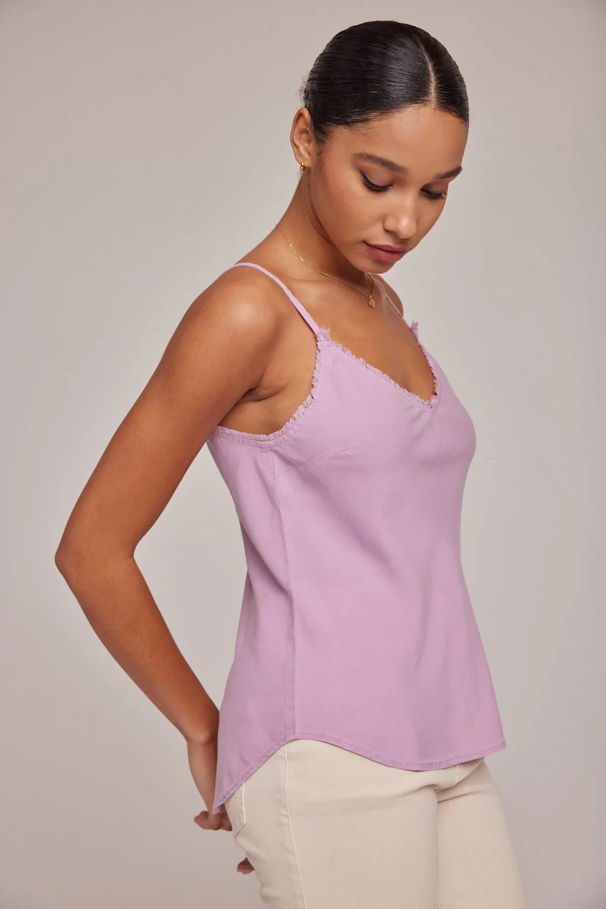 Frayed Tencel Cami - Orchid Blush sold by Bella Dahl product image thumbnail 3
