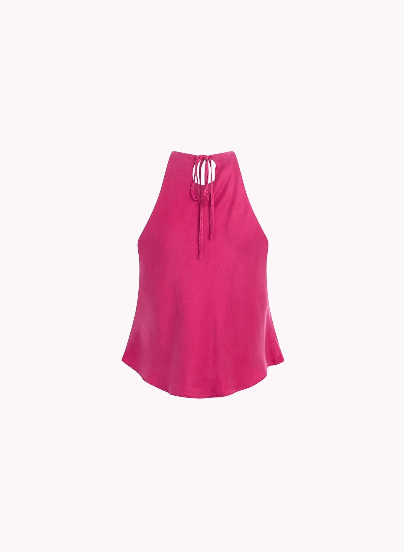 Bias Halter Top - Fuchsia Berry sold by Bella Dahl product image thumbnail 2