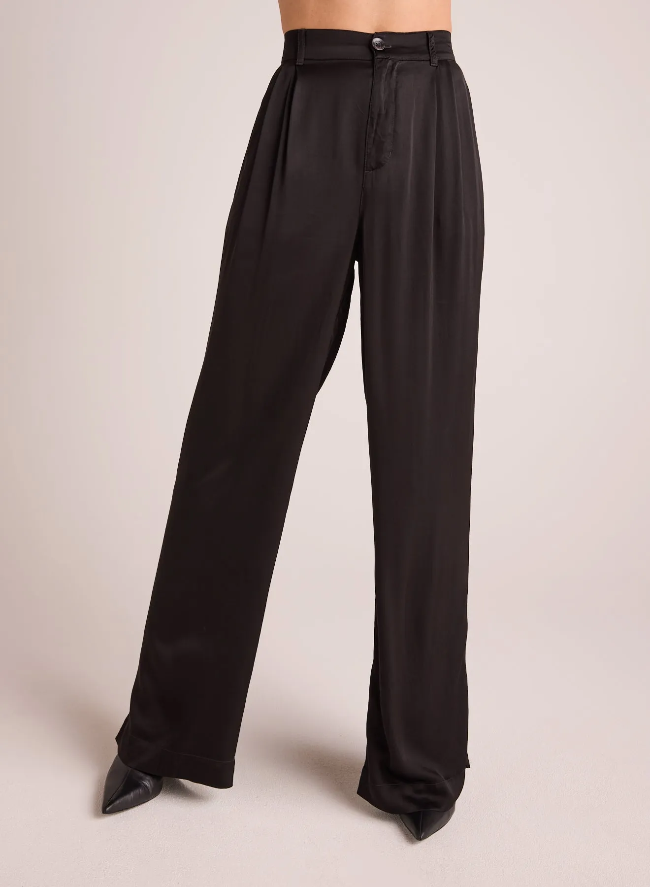 Pleated Wide Leg Trouser - Black sold by Bella Dahl product image thumbnail 2