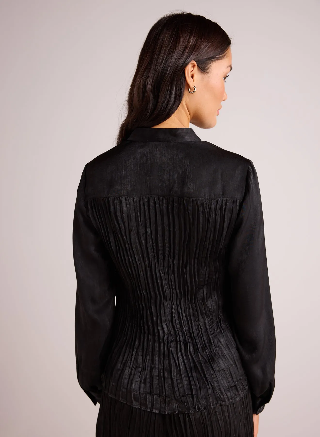 Pleated Bodice Shirt - Black sold by Bella Dahl product image thumbnail 2