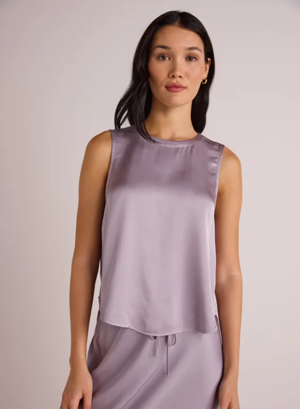 Sleeveless Crew Neck Top - Glacier Grey sold by Bella Dahl