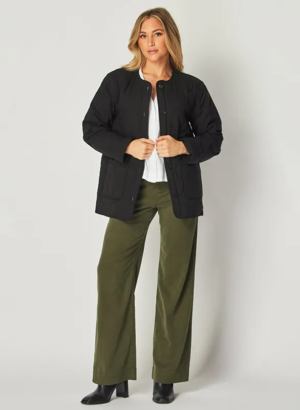 Quilted Jacket - Black sold by Bella Dahl