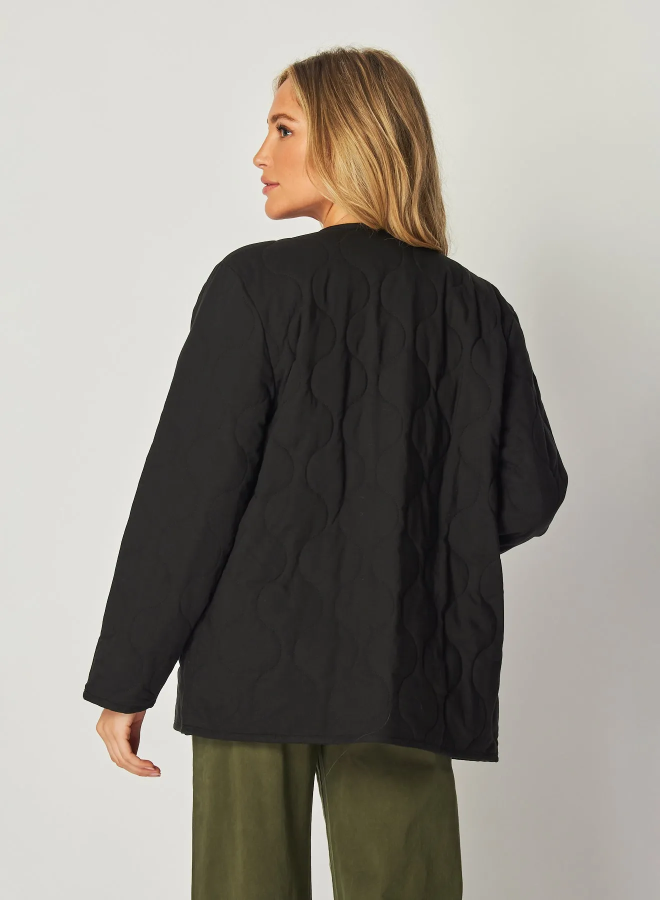 Quilted Jacket - Black sold by Bella Dahl product image thumbnail 4