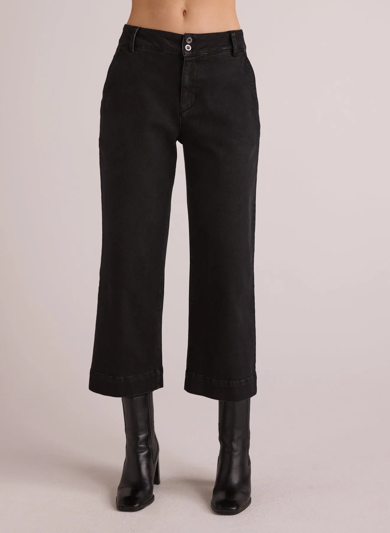 Saige Wide Leg Crop - Smoke Wash sold by Bella Dahl product image thumbnail 2