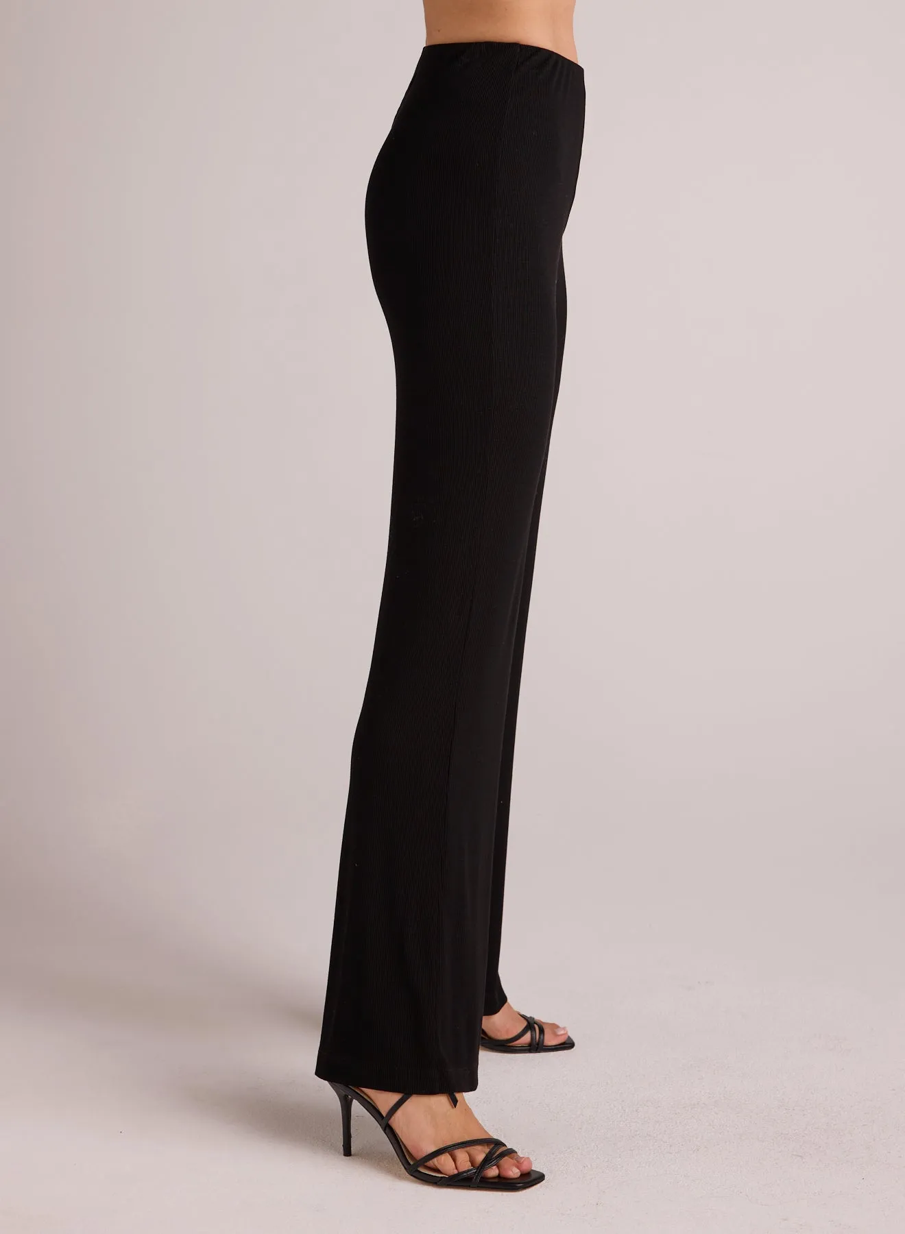 Rib Wide Leg - Black sold by Bella Dahl product image thumbnail 4