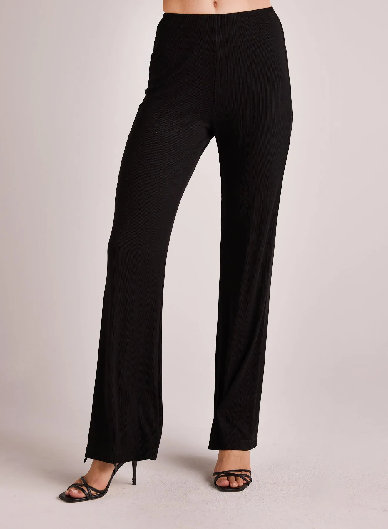 Rib Wide Leg - Black sold by Bella Dahl product image thumbnail 2