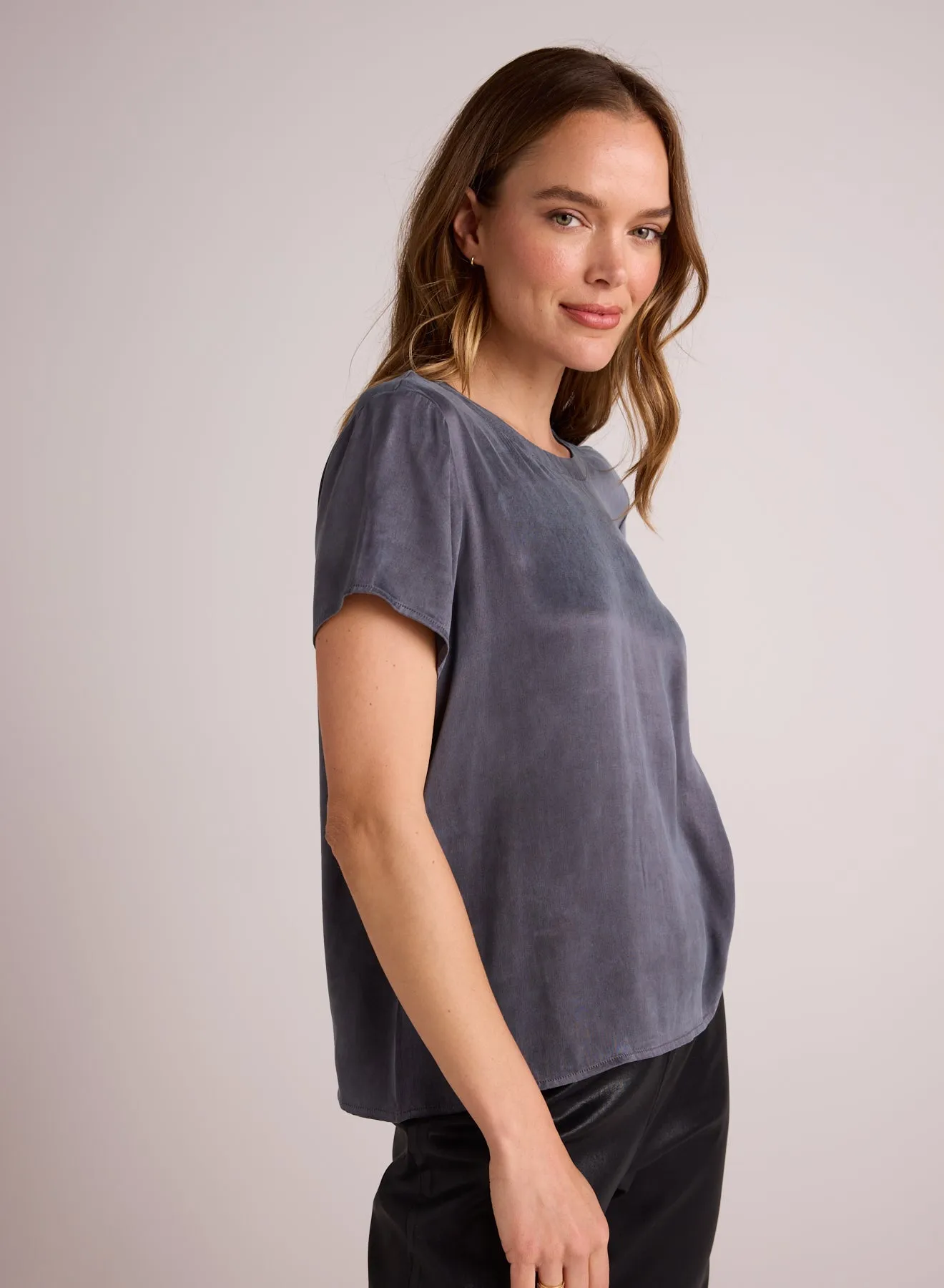 Crew Neck Tee - Slate Stone sold by Bella Dahl product image thumbnail 3