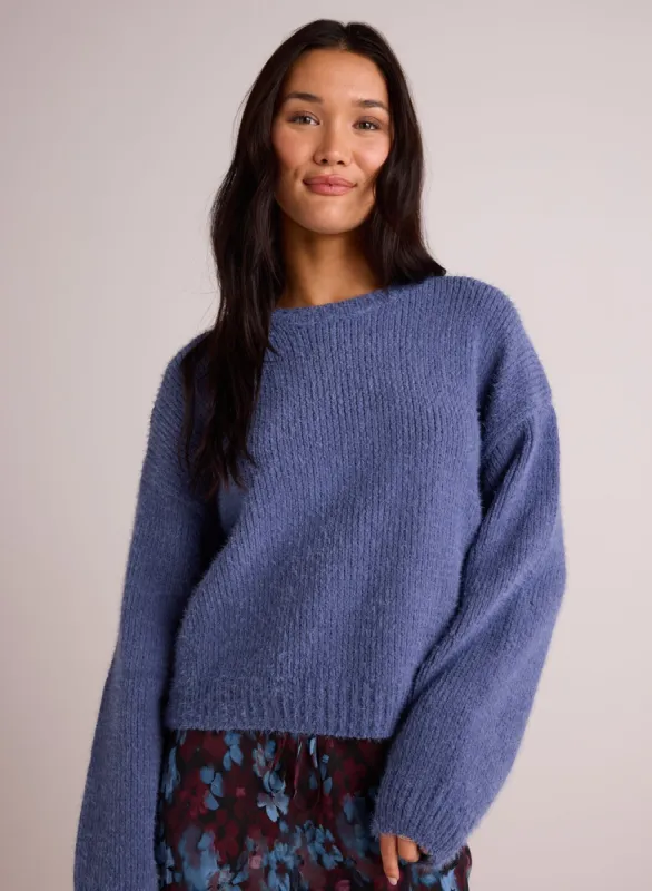 Drop Shoulder Sweater - Nordic Blue sold by Bella Dahl