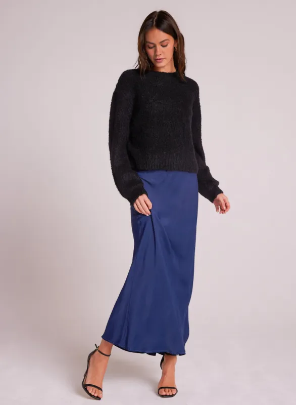 Long Sleeve Crew Sweater - Black sold by Bella Dahl
