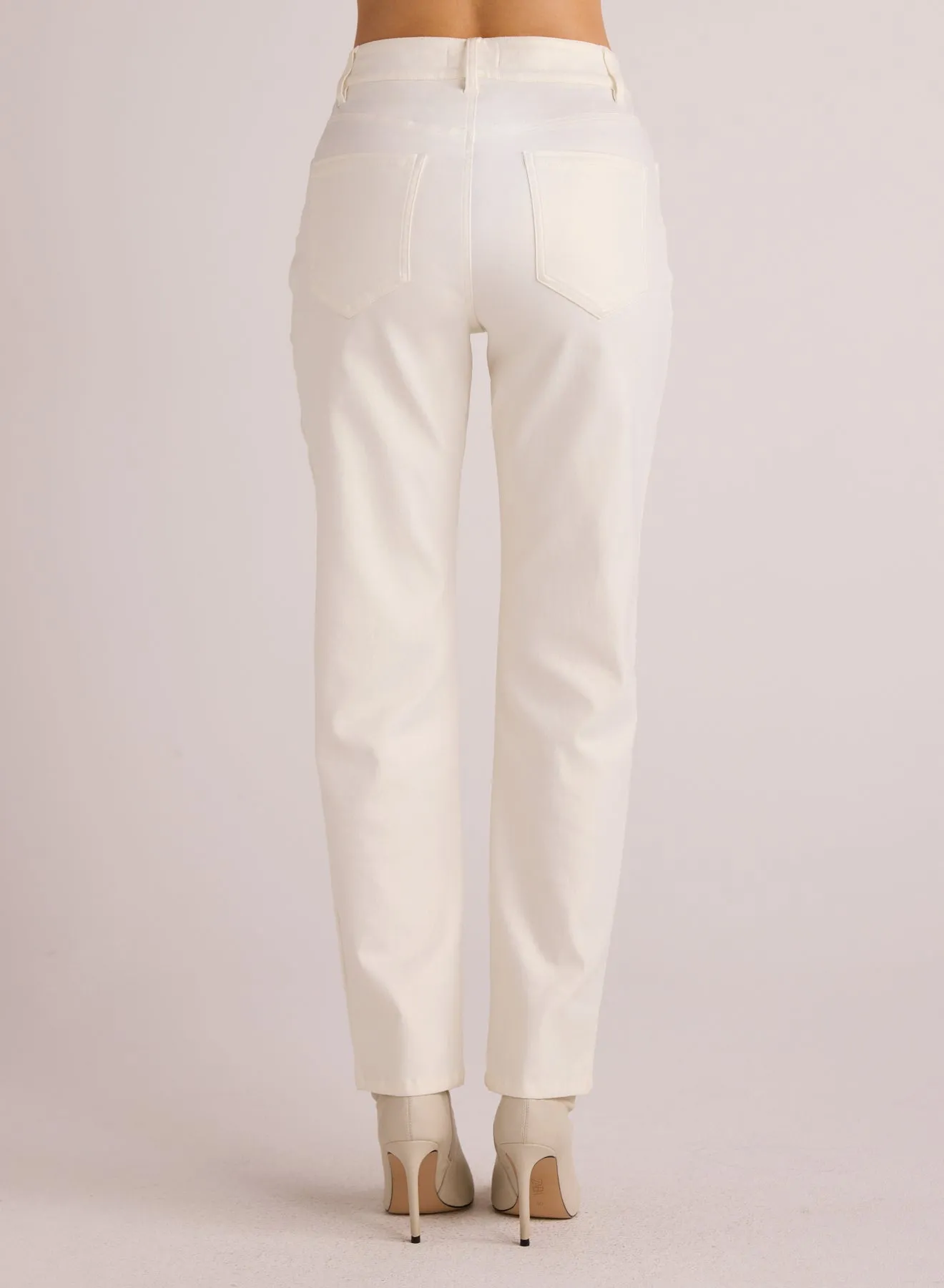 Lennon Straight Leg Jean - Opal White sold by Bella Dahl product image thumbnail 3