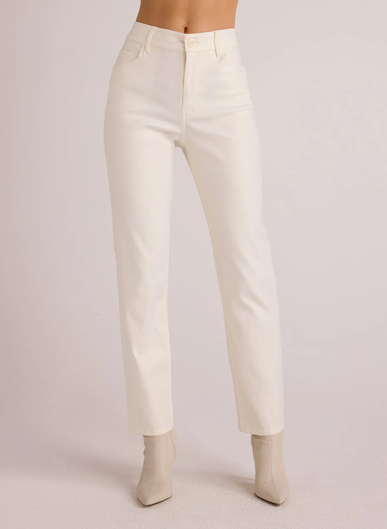 Lennon Straight Leg Jean - Opal White sold by Bella Dahl product image thumbnail 2