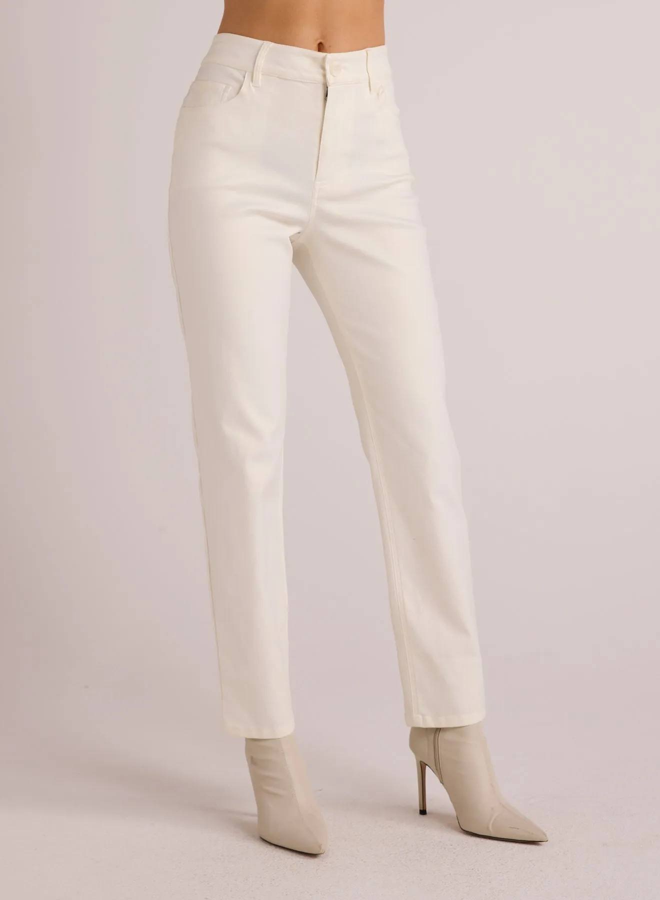 Lennon Straight Leg Jean - Opal White sold by Bella Dahl product image thumbnail 4