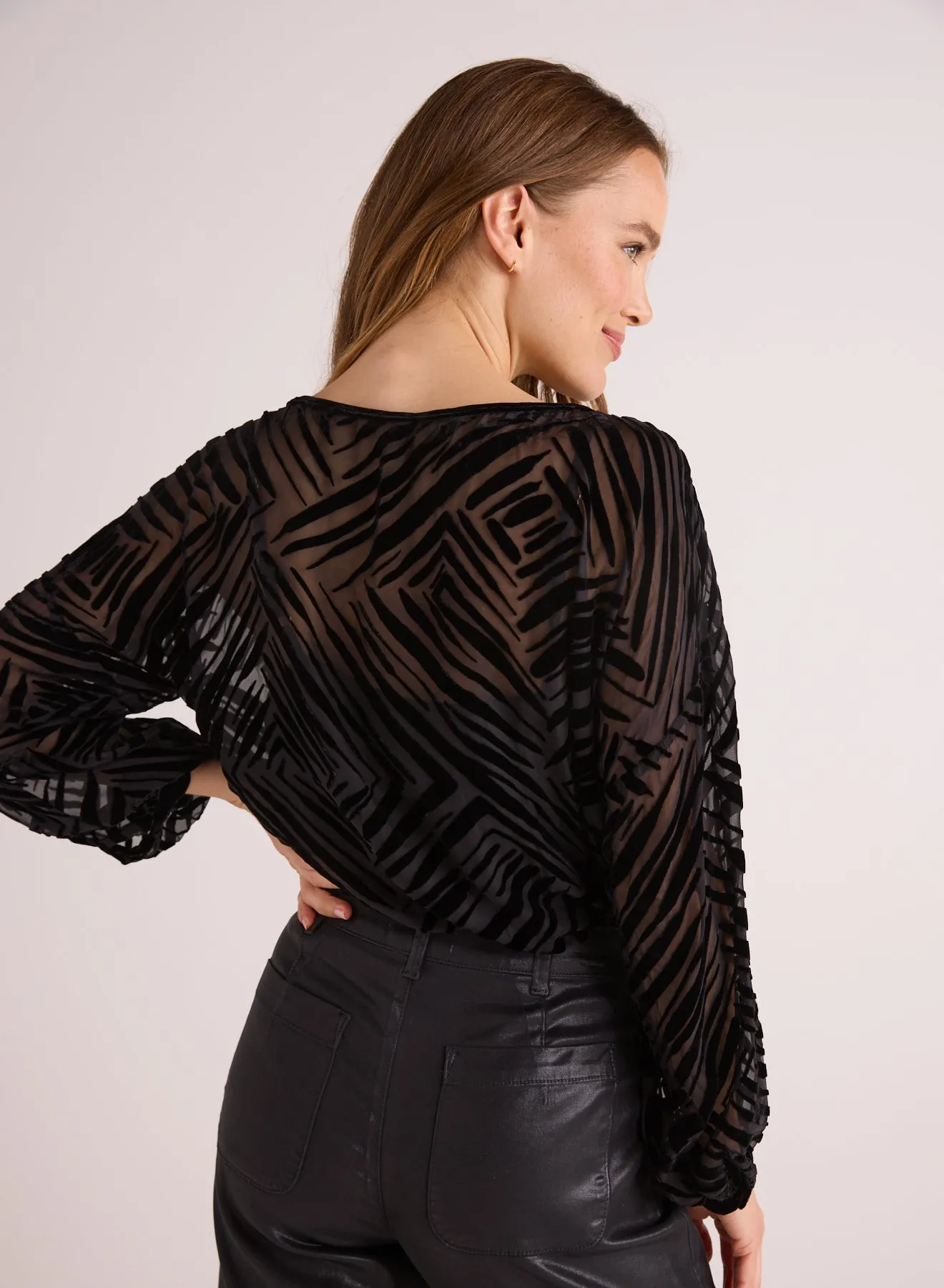 Drop Shoulder Pullover - Black sold by Bella Dahl product image thumbnail 2