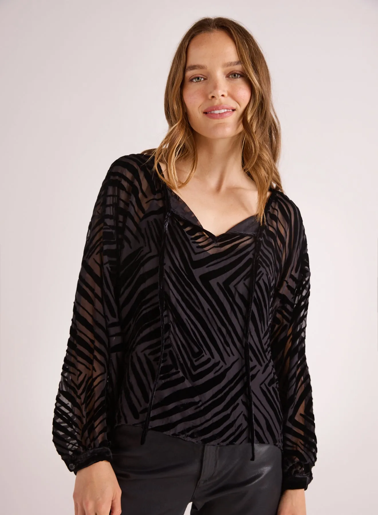 Drop Shoulder Pullover - Black sold by Bella Dahl product image thumbnail 4