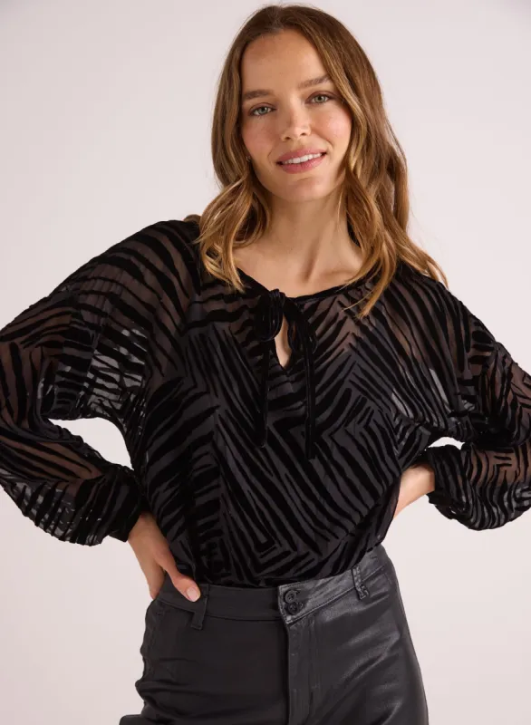 Drop Shoulder Pullover - Black sold by Bella Dahl