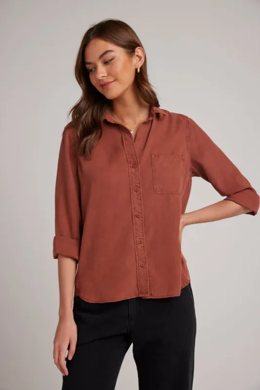 Shirt Tail Button Down - Autumn Amber sold by Bella Dahl