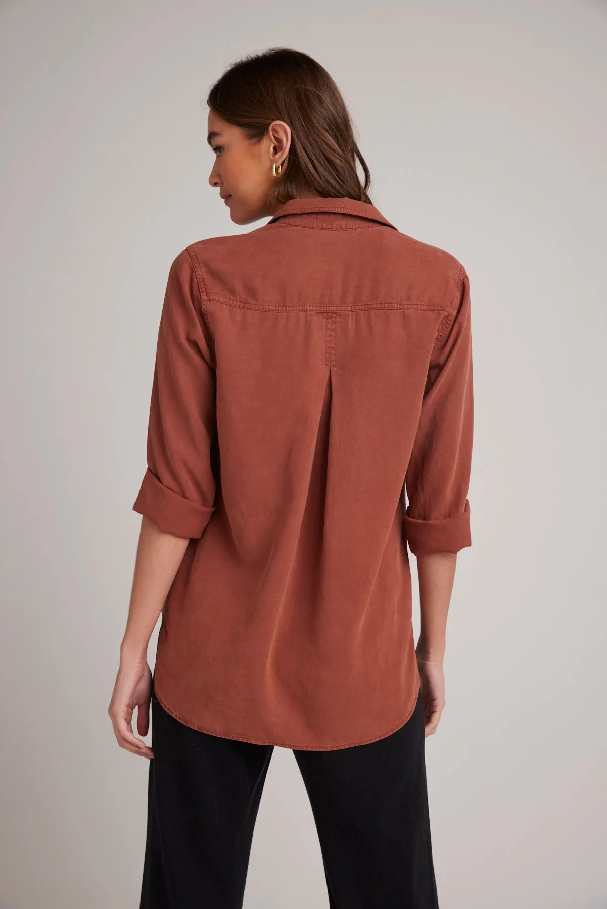 Shirt Tail Button Down - Autumn Amber sold by Bella Dahl product image thumbnail 2