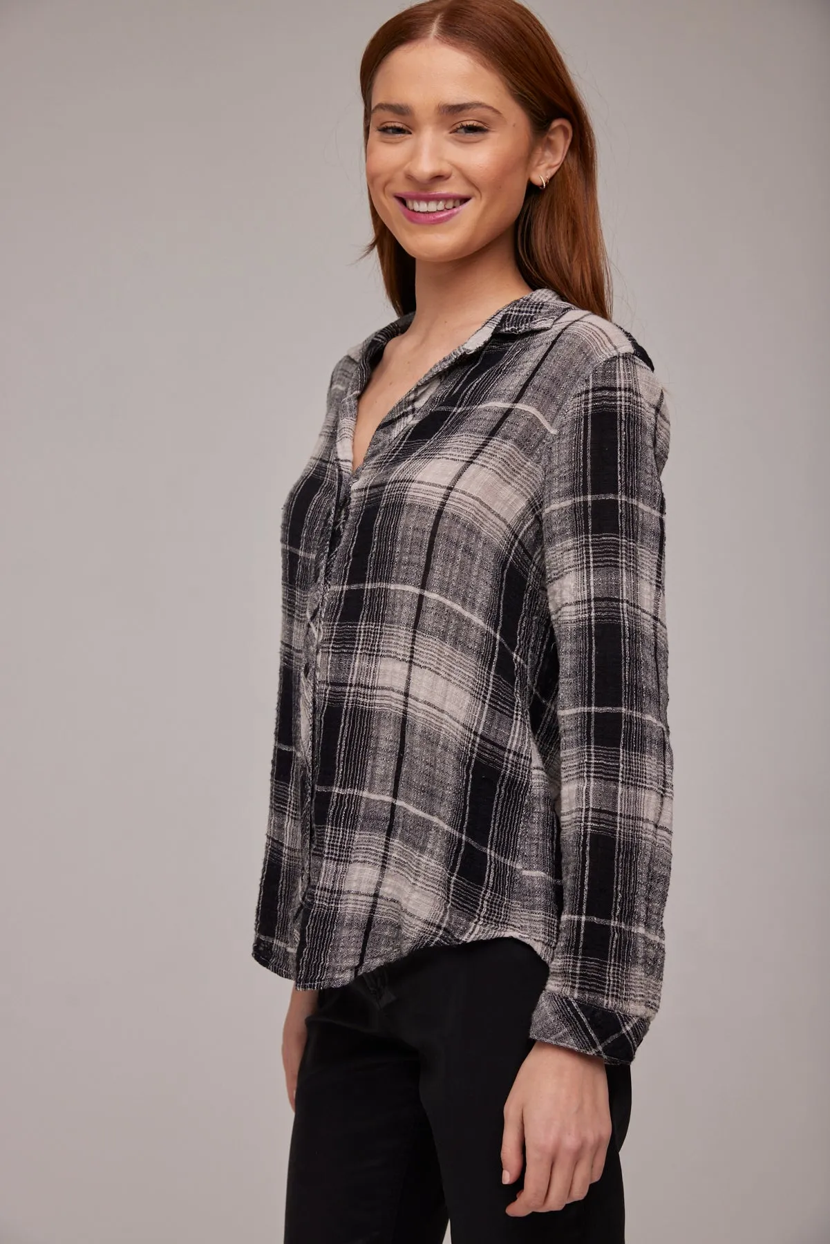 Classic Button Down - High Desert Plaid sold by Bella Dahl product image thumbnail 3