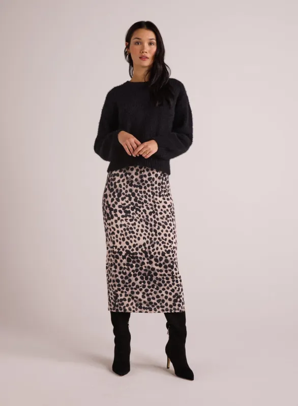 Clean Waist Straight Skirt - Winter Spots Print sold by Bella Dahl
