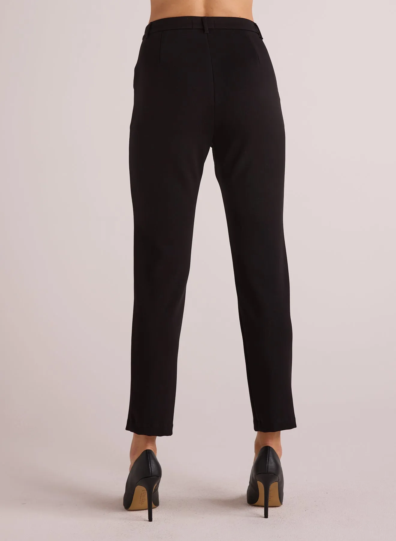 Simone Slim Ponte Trouser - Black sold by Bella Dahl product image thumbnail 3