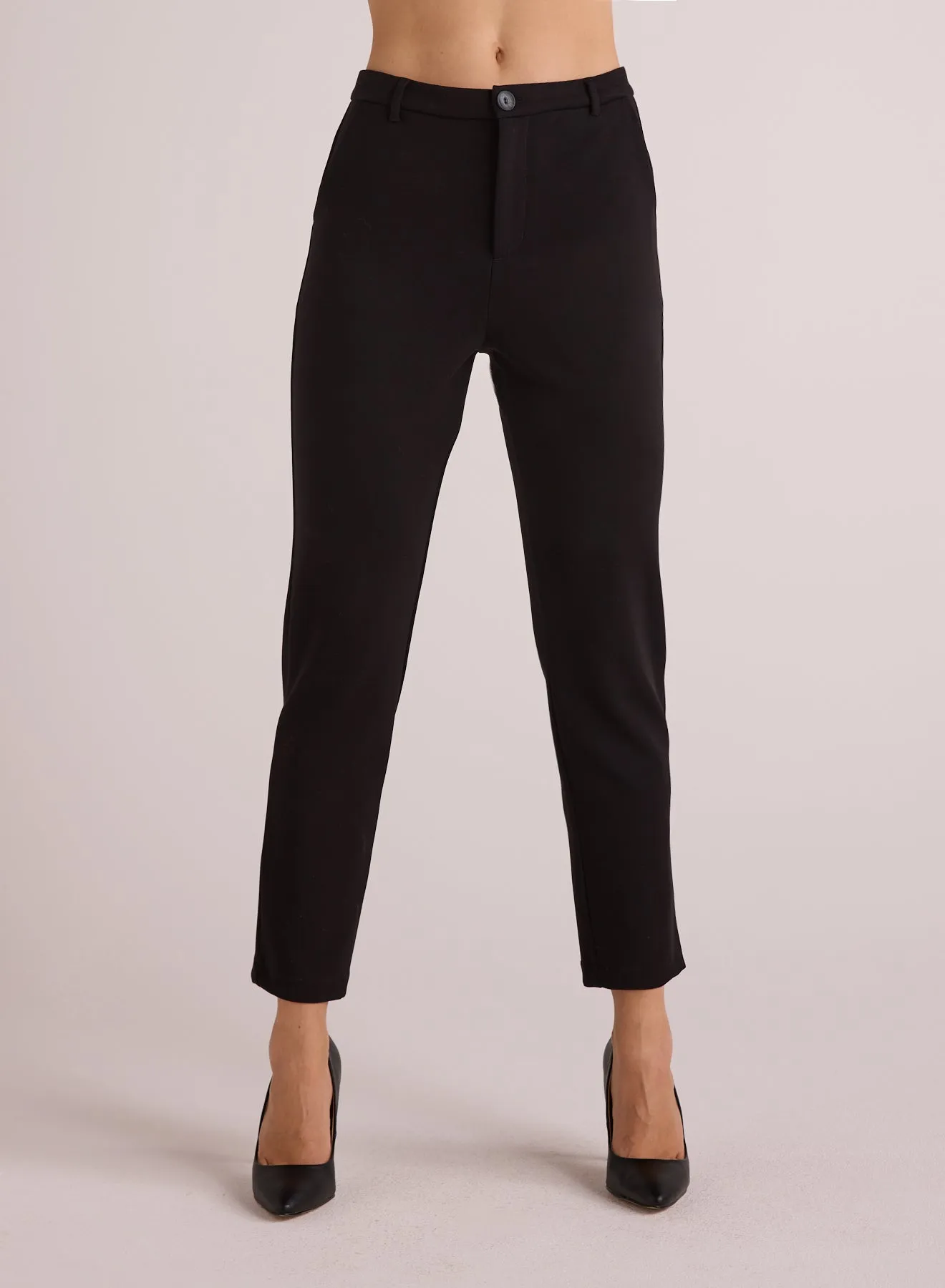 Simone Slim Ponte Trouser - Black sold by Bella Dahl product image thumbnail 2