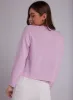 Cashmere Crew Neck Rib Pullover - Frosted Rose sold by Bella Dahl