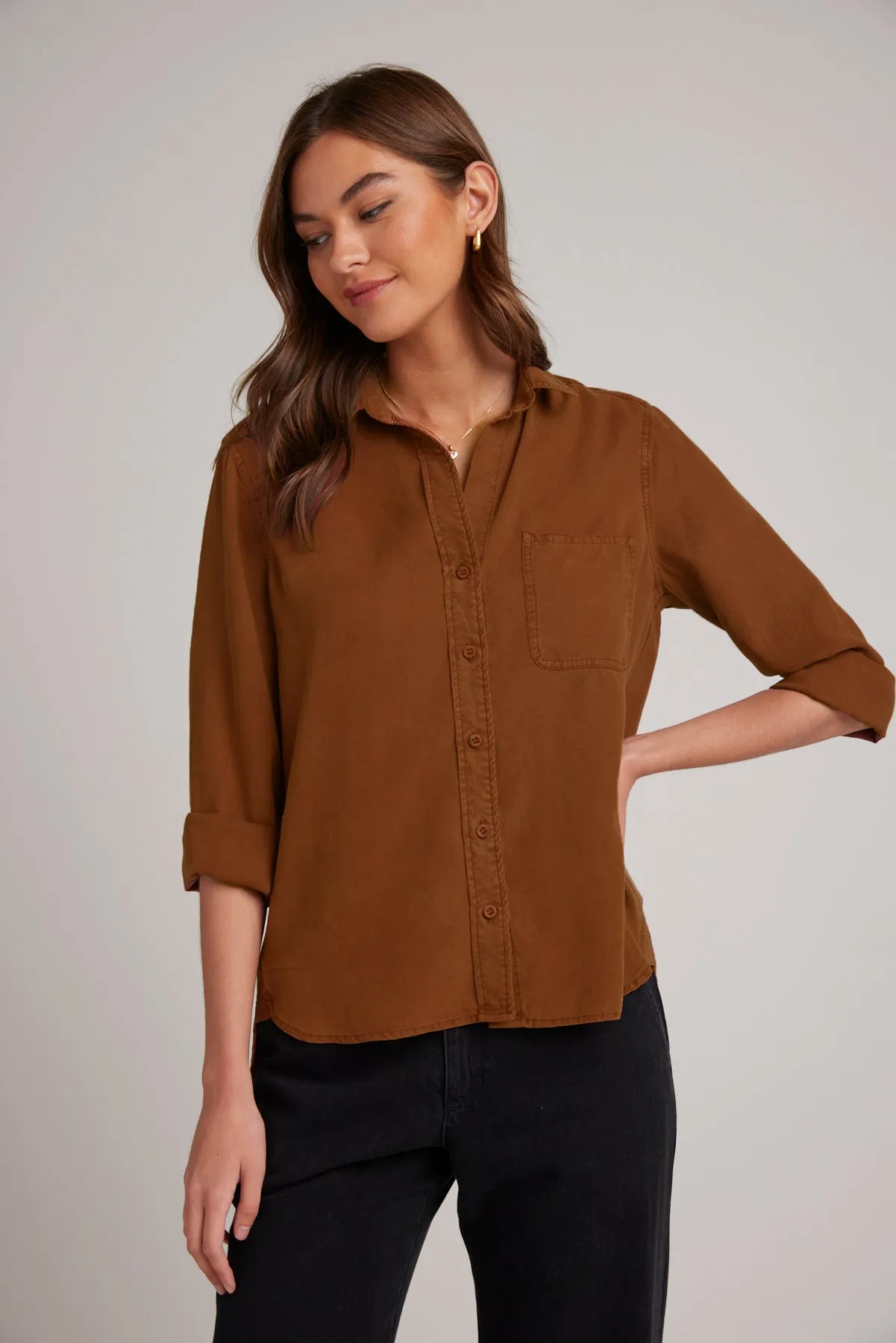 Shirt Tail Button Down - Twilight Gold sold by Bella Dahl
