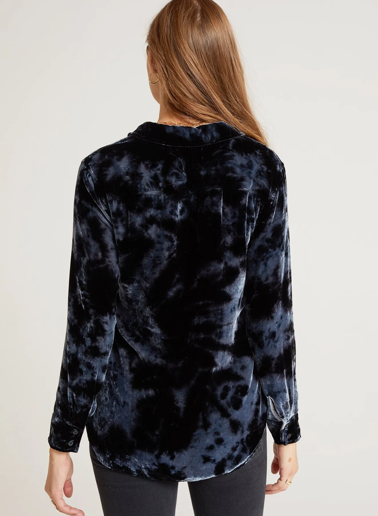 Contrast Halle Shirt - Black Crystals sold by Bella Dahl product image thumbnail 2