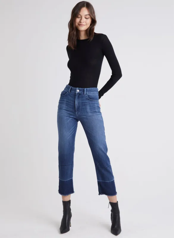 Lennon Straight Leg Jeans - Half Moon Wash sold by Bella Dahl