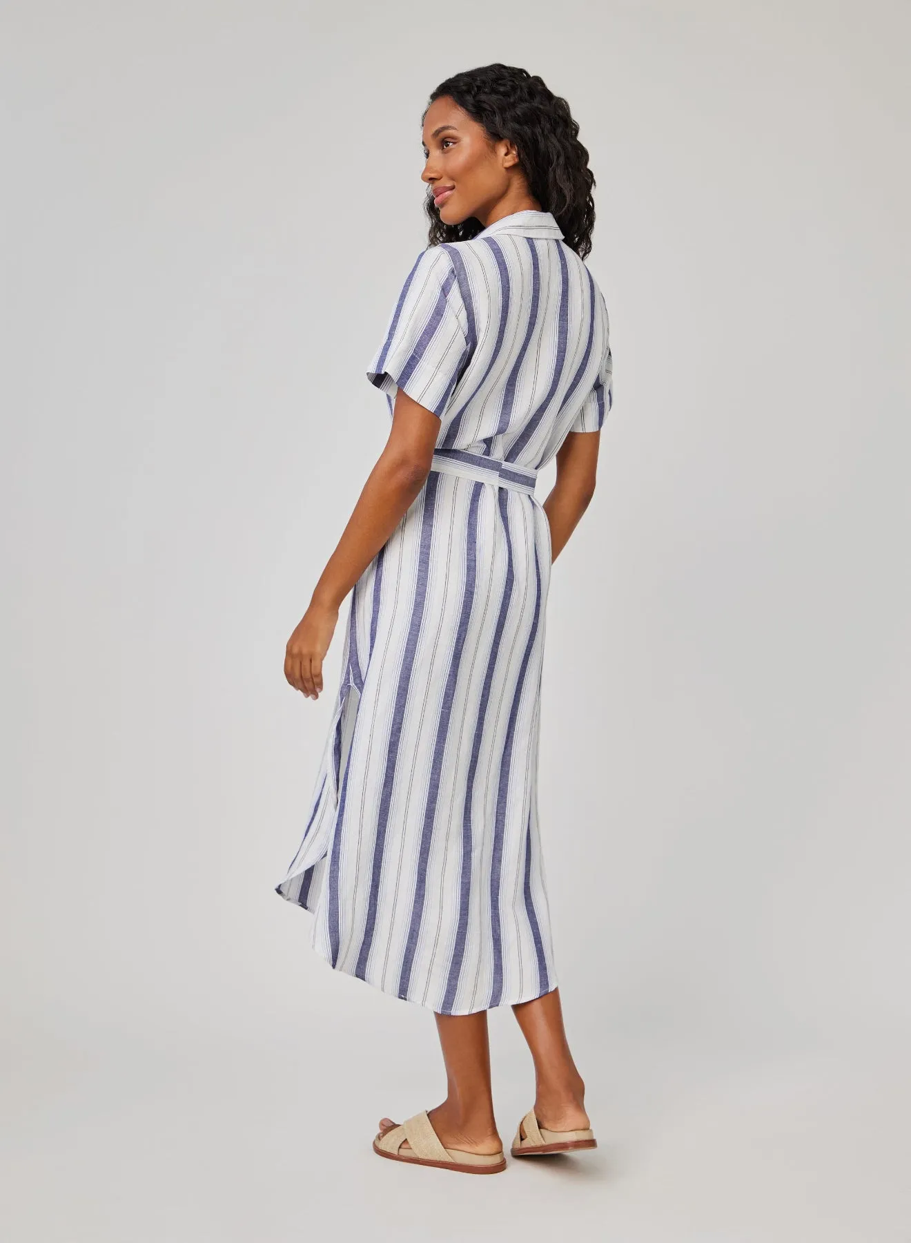 Rounded Hem Maxi Skirt Dress - Coastal Ombre Stripe sold by Bella Dahl product image thumbnail 3