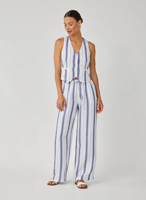 Easy Wide Leg - Coastal Ombre Stripe sold by Bella Dahl