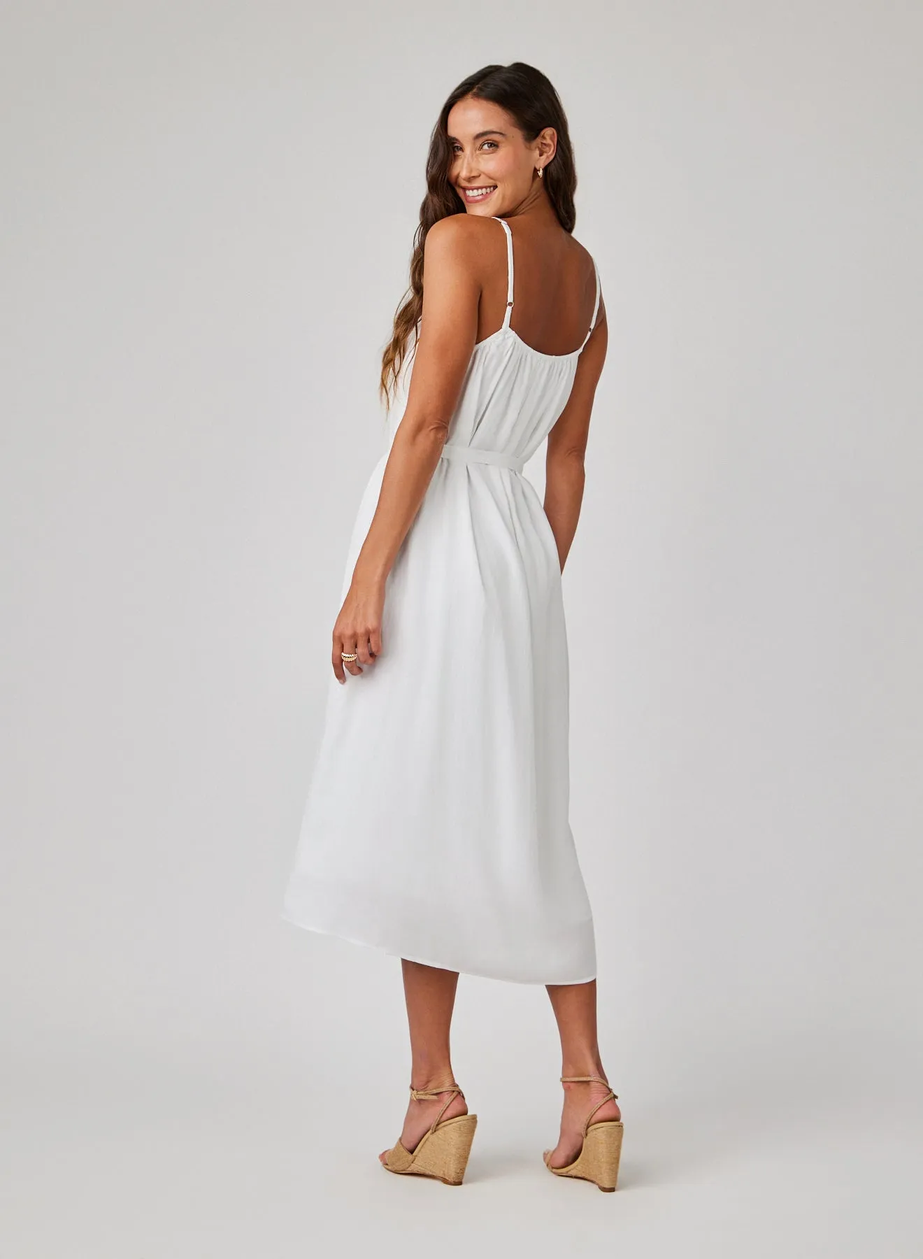 Flowy Cami Maxi Dress - White sold by Bella Dahl product image thumbnail 2