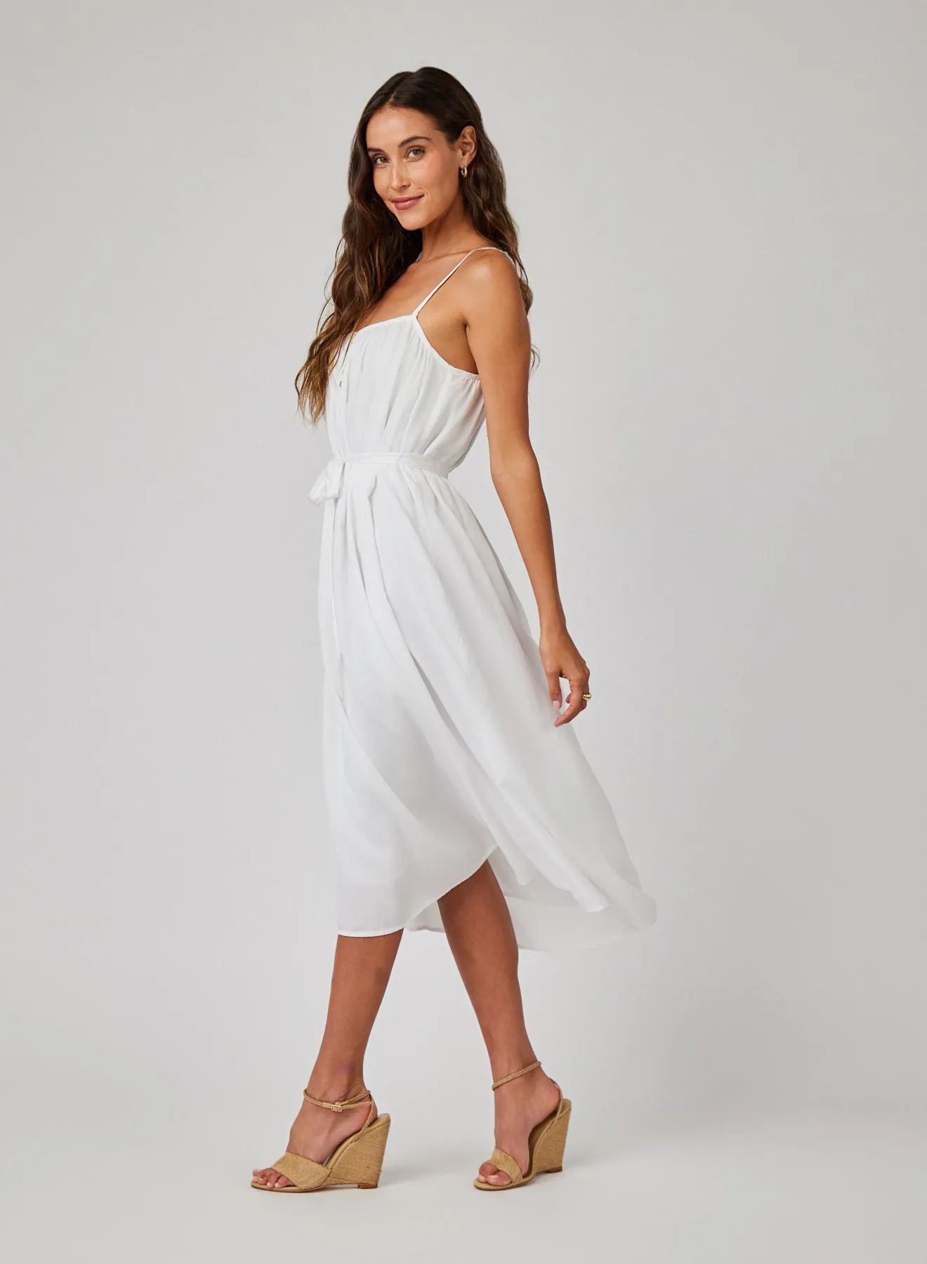 Flowy Cami Maxi Dress - White sold by Bella Dahl product image thumbnail 3