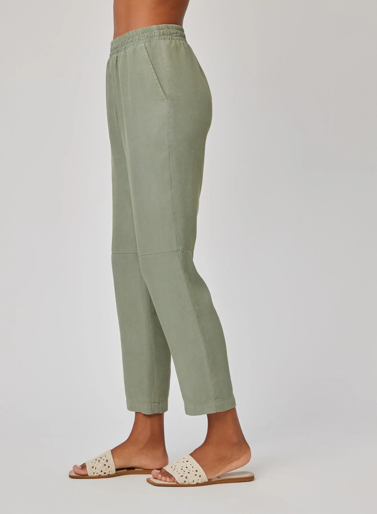 Camille Track Pant - Clean Sage sold by Bella Dahl product image thumbnail 3