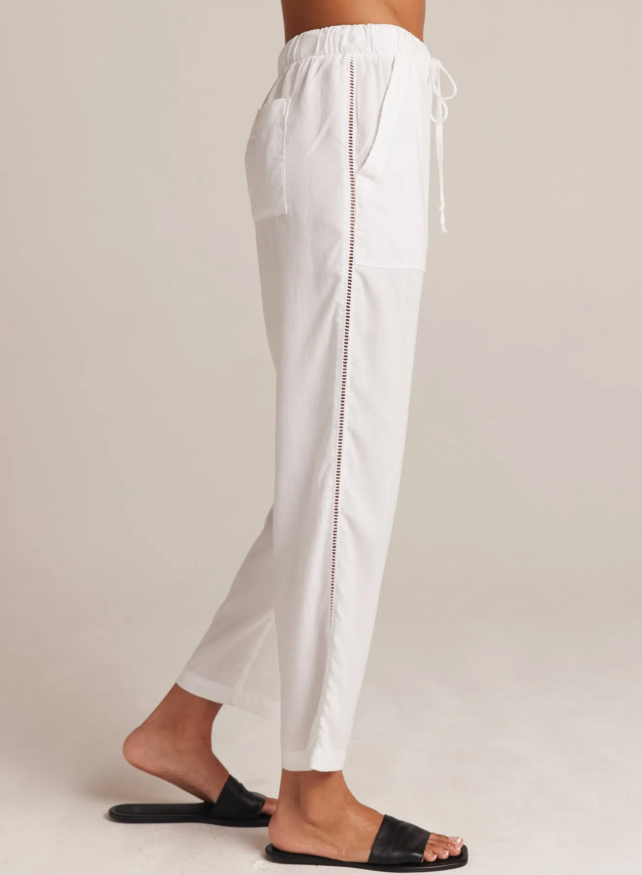 Side Ladder Trim Pocket Trouser - Black sold by Bella Dahl product image thumbnail 3