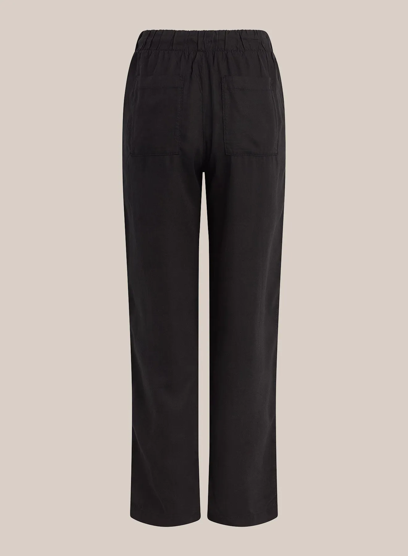 Side Ladder Trim Pocket Trouser - Black sold by Bella Dahl product image thumbnail 2