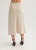 Bias Midi Skirt - Linen Sand sold by Bella Dahl
