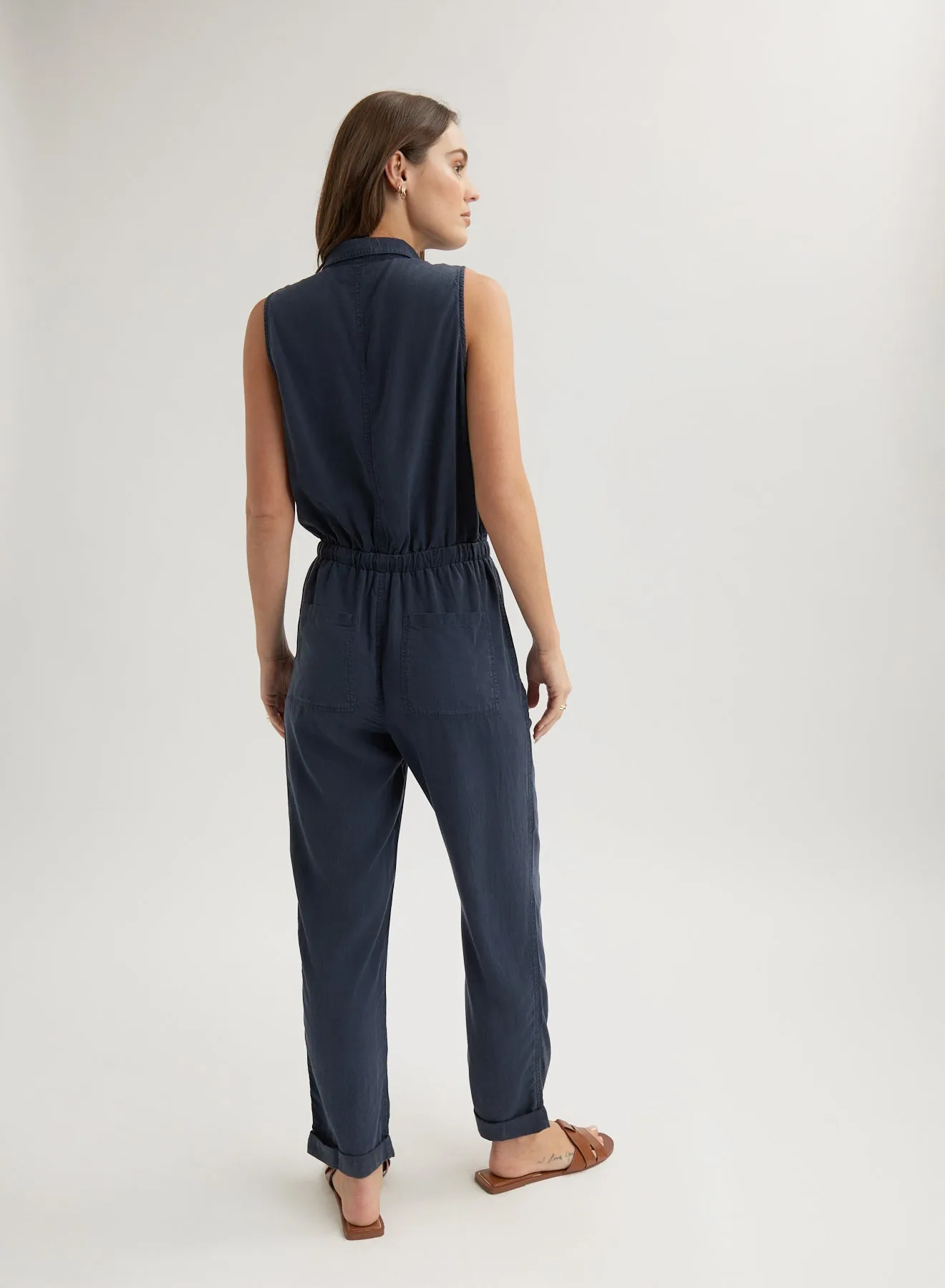 Pocket Jumpsuit - Endless Sea sold by Bella Dahl product image thumbnail 2