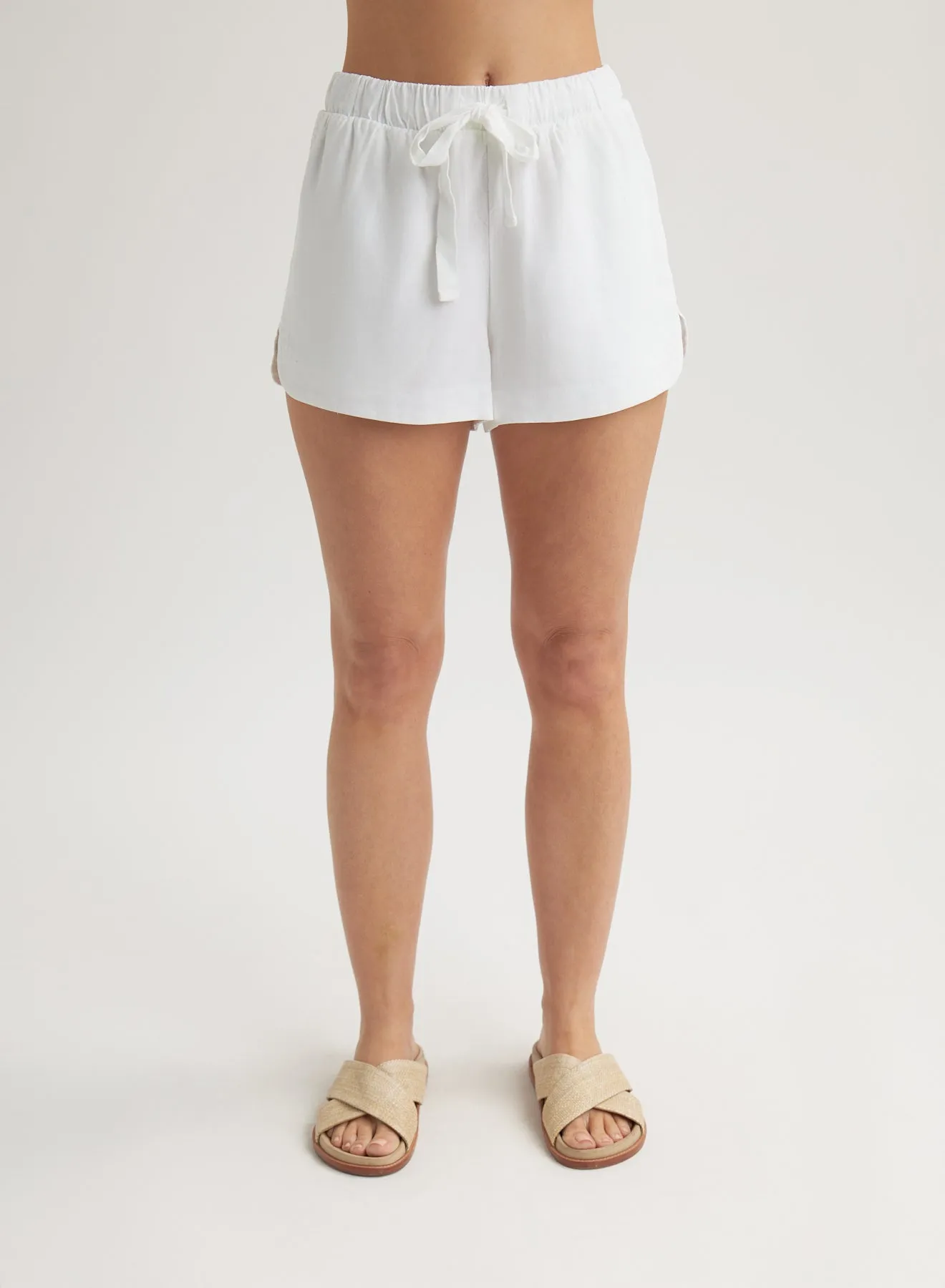 Flowy Dolphin Short - White sold by Bella Dahl