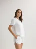 Short Sleeve Pocket Button Down - White sold by Bella Dahl