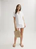 Short Sleeve Pocket Button Down - White sold by Bella Dahl