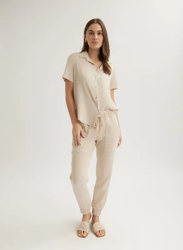 Pocket Jogger - Linen Sand sold by Bella Dahl
