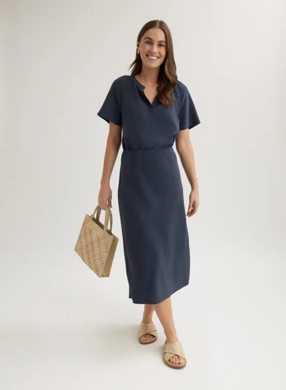 Bias Midi Skirt - Endless Sea sold by Bella Dahl