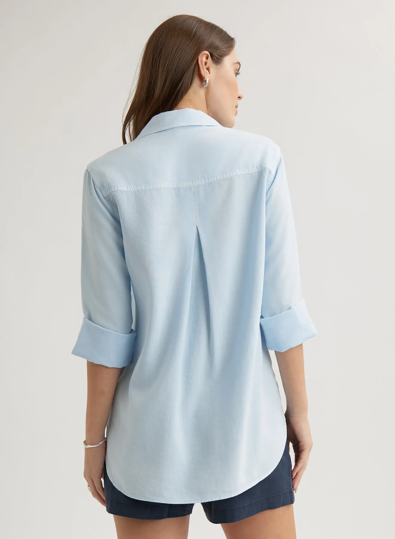 Shirt Tail Button Down - Clear Water sold by Bella Dahl product image thumbnail 3